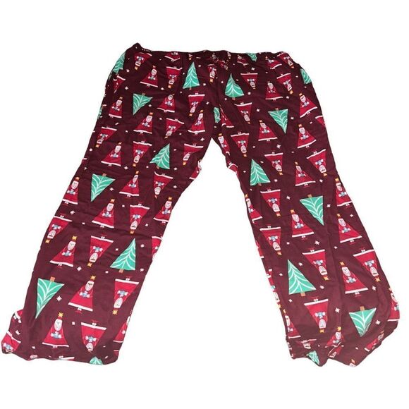PJs/ lounge pants flannel … Santa and Christmas Tree - Old Navy - Picture 3 of 4